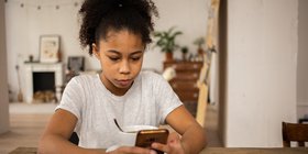 Girl texting