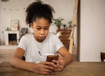 Girl texting