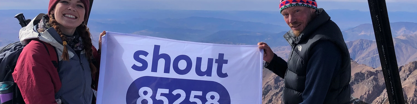 Shout Fundraiser Jonathan at the summit of Mount Toubkal.webp