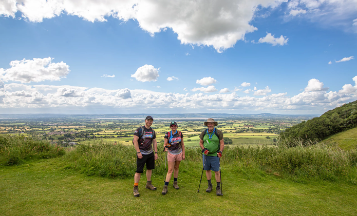 Kent Downs 50 walkers